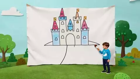 AI Video from prompt: **Series Title: The Magic Paintbrush Adventures 