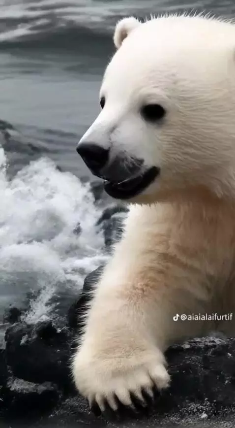 AI Video from prompt: Bear in the cold