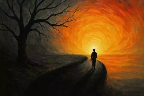 AI Video from prompt: He walked in to light. It was peaceful, beautifu