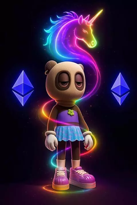 AI Video from prompt: 暗闇の中でオブジェクトやキャラクタが全体的に綺麗に光り輝く