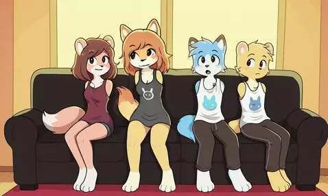 AI Video from prompt: The armless furry fox casually walks forward