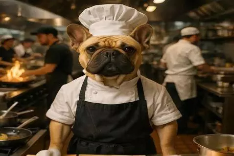 AI Video from prompt: The chef say something