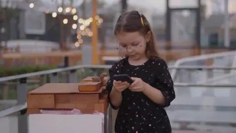 AI Video from prompt: little girl 5 years old model