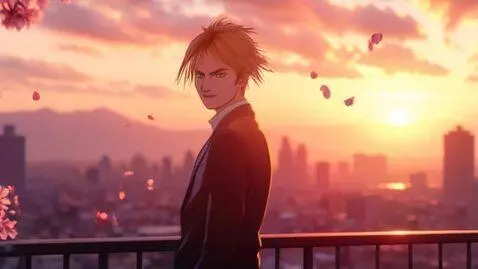 AI Video from prompt: Usui Takumi of the anime Kaichou Wa Maid-Sama st