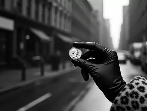 AI Video from prompt: The hand with the coin goes down