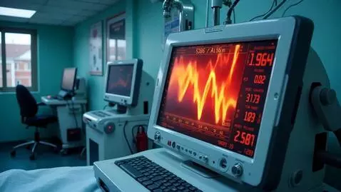 AI Video from prompt: Medical equipment showing the patient's conditio