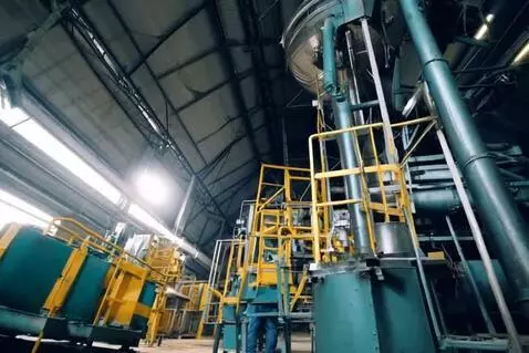AI Video from prompt: inside uranium enrichment plant