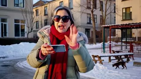 AI Video from prompt: Ultra-realistic video of an angry but funny old 