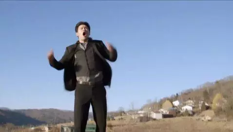 AI Video from prompt: man jumping and flying awawy