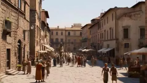 AI Video from prompt: ancient rome