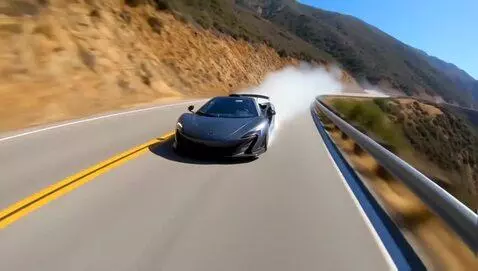 AI Video from prompt: super car racing