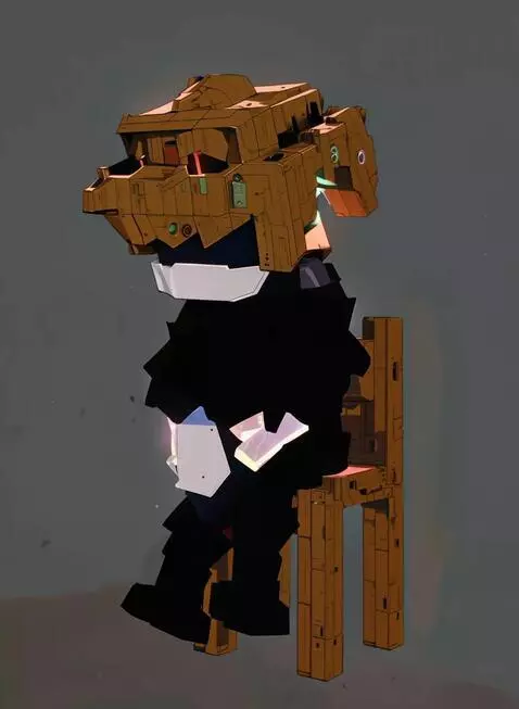 AI Video from prompt: He is sad by the campfire.