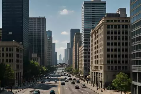 AI Video from prompt: A dynamic tracking shot through a hyper-realisti