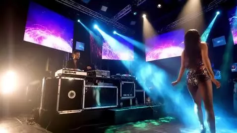 AI Video from prompt: Fashion  t  Model #dance #dj #electronicmusic