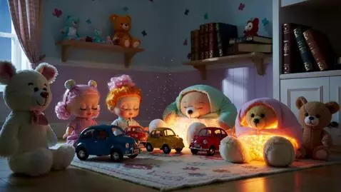 AI Video from prompt: A video clip full of magic, color, and fun detai