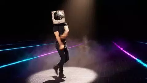 AI Video from prompt: He begins to dance