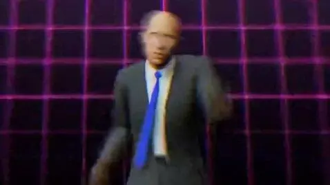 AI Video from prompt: an extremely chaotic ytp-styled video featuring 
