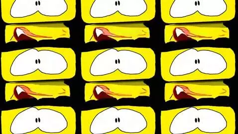 AI Video from prompt: a ytp-styled sparta remix featuring a cartoon ta