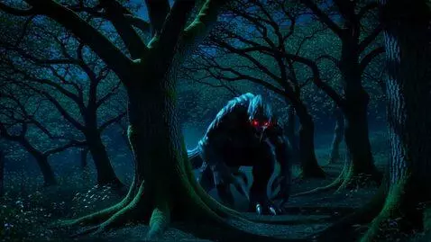 AI Video from prompt: monster jumpscared is dangerous watch