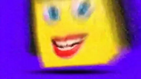 AI Video from prompt: an extremely chaotic ytp-styled video featuring 