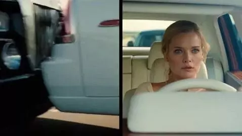 AI Video from prompt: Prompt for Sora 2: 4‑Second Car Chase Scene (Bla