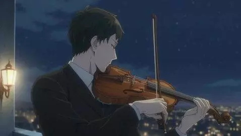 AI Video from prompt: Anime scene, no music in this scene. The shot ch