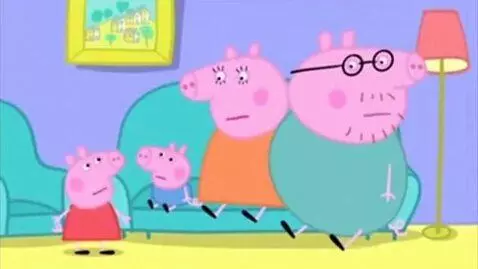 AI Video from prompt: Make a video about peppa pig says "i need to wat