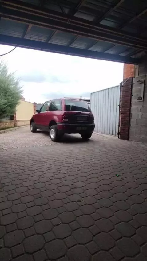 AI Video from prompt: This car is just standing in one place, but then