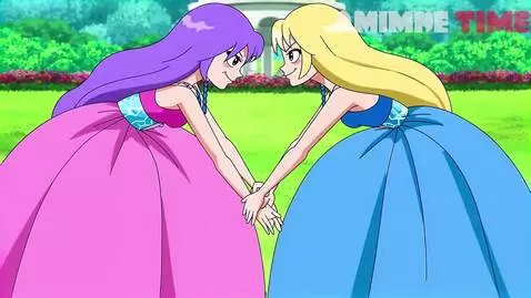 AI Video from prompt: Anime Video Prompt: Two princesses, each wearing