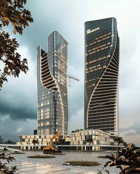 AI Video from prompt: Make this image come to life. Make the skycraper