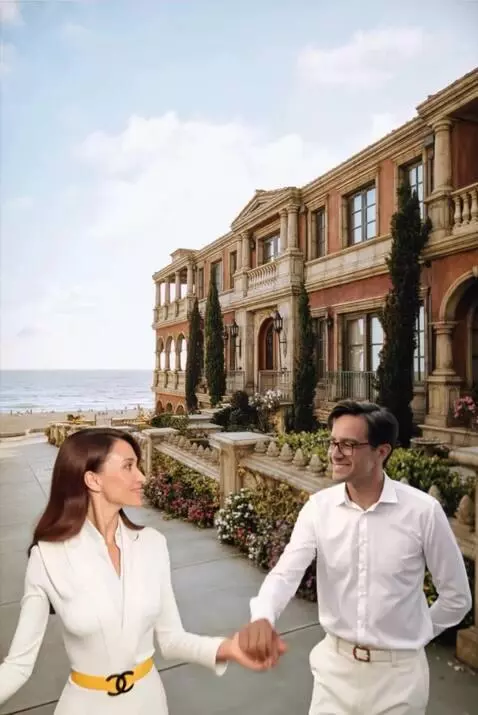 AI Video from prompt: A man in a white shirt, white trousers, white so