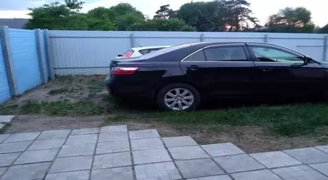 AI Video from prompt: The car rotates 360 degrees.