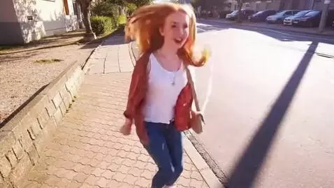 AI Video from prompt: Girl jumping high
