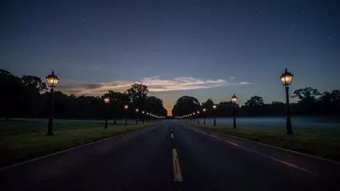 AI Video from prompt: The video shows a picturesque park with a wide s