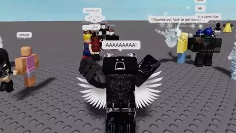 AI Video from prompt: A guy in the middle starts screaming