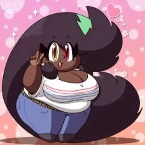 AI Video from prompt: Elara's breasts, belly, and thighs grow much fat