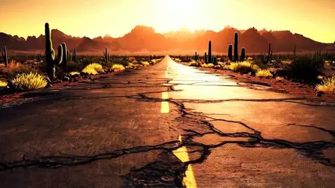 AI Video from prompt: The camera glides close to the ground traveling 