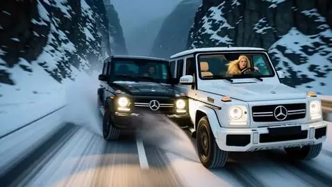AI Video from prompt: Title: «Edge of the Abyss: G‑Class Chase» Durati