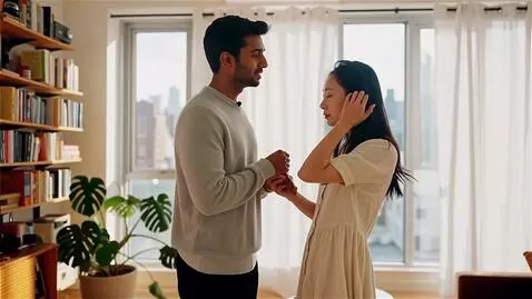 AI Video from prompt: love story couple