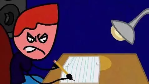 AI Video from prompt: A man gets his parents grounded while doing addi