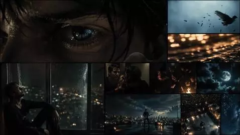 AI Video from prompt: Cinematic, slow-motion sequence in a nostalgic u