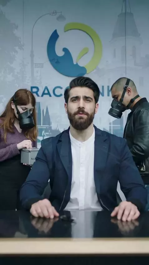 AI Video from prompt: Report live news Roskomnadzor banned breathing i