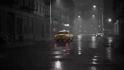 AI Video from prompt: black and white, with a minimalist, elegant, sli