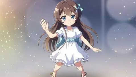 AI Video from prompt: 30 35 seconds video anime girl animated loop