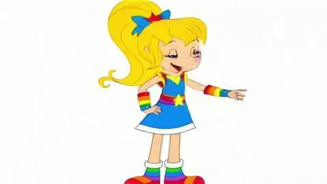 AI Video from prompt: Rainbow Brite says “When I have some games for m