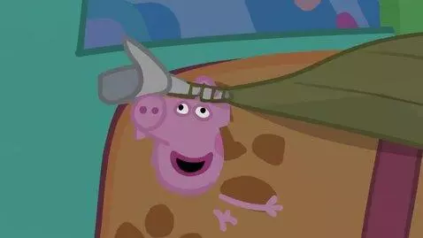 AI Video from prompt: [Daddy pig] did you skip school to watch hopper 