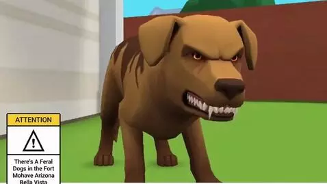 AI Video from prompt: Plotagon animation. Here comes the dog