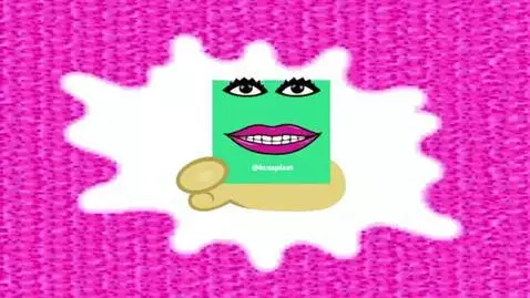 AI Video from prompt: all starts with just a pink static, and then whi