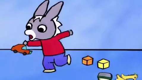 AI Video from prompt: trotro ytp screaming run falling ytp explosion t