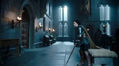 AI Video from prompt: A female warrior is called upon by her descendan